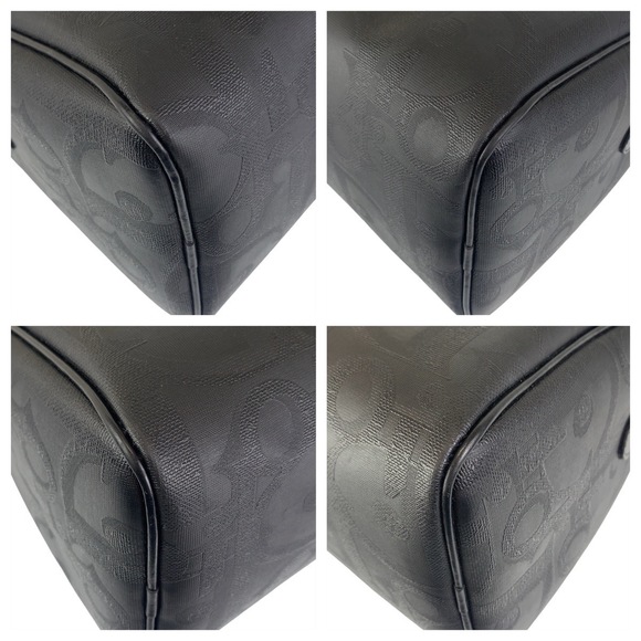 Dior Dior Vintage Trotter Black PVC Handbag Canvas Handbag - Picture 3 of 9